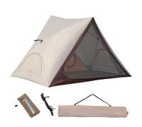 Backpacking Tent, Auto Open Triangular Sun Shelter, Foldable Outdoor Shade Canopy, Easy Setup with Ground Stakes, for Camping, Hiking, Beach Trips, Picnics 86,61 x 62,99 x 59,06 pollici