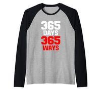 Backprint 365 Giorni 365 Modi Maglia con Maniche Raglan