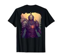 Backprint Cavaliere Fantasy epico Un Eroe nell'ombra Maglietta