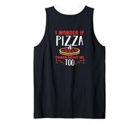 Backprint Chissà se Anche la Pizza Pensa a Me Canotta