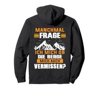 Backprint Chissà se Anche Le Montagne Si dimenticheranno di Felpa con Cappuccio