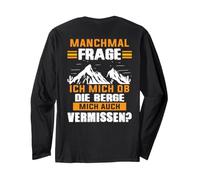 Backprint Chissà se Anche Le Montagne Si dimenticheranno di Maglia a Manica