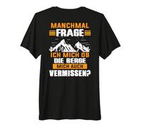 Backprint Chissà se Anche Le Montagne Si dimenticheranno di Maglietta Premium