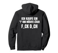 Backprint compro Un i e Vorrei Risolvere f_CK d_ch Felpa con Cappuccio