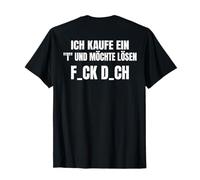 Backprint compro Un i e Vorrei Risolvere f_CK d_ch Maglietta