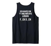 Backprint Compro Una I e Voglio Risolvere F_CK D_ch Canotta