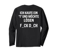 Backprint Compro Una I e Voglio Risolvere F_CK D_ch Maglia a Manica