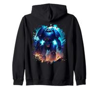 Backprint Eroi nello Spazio Gli epici Space Marines Felpa con Cappuccio