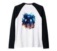Backprint Eroi nello Spazio Gli epici Space Marines Maglia con Maniche Raglan