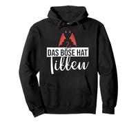 Backprint il male ha le tette tette seni bosom divertente Felpa con Cappuccio