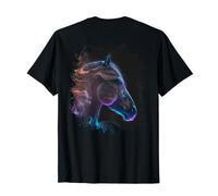 Backprint Il Mistico Cavallo Arcobaleno un'avventura Piena Maglietta