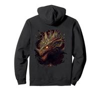 Backprint Il sovrano Oscuro Felpa con Cappuccio