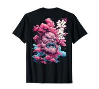 Backprint Japan Aesthetic Vaporwave Cherry Blossom Horror Maglietta