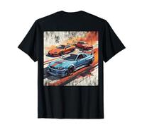 Backprint JDM Legends Race Drift Cars Giappone Mercato Interno Maglietta