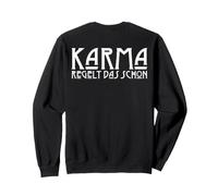 Backprint Karma risolve quell'incantesimo di Giustizia Felpa