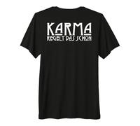 Backprint Karma risolve quell'incantesimo di Giustizia Maglietta Premium
