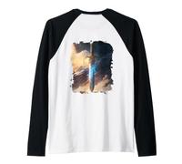 Backprint La Leggendaria Spada Epica degli Eroi Maglia con Maniche Raglan