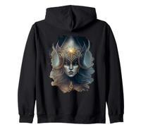 Backprint La Strega oscura della Notte Felpa con Cappuccio