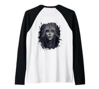 Backprint La Strega Oscura e la Sua magia Maglia con Maniche Raglan
