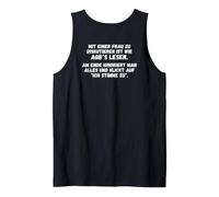 Backprint Litigare con Una Donna è Come Leggere T&C Canotta