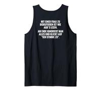 Backprint Litigare con Una Donna è Come Leggere T&C Canotta