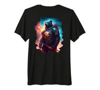 Backprint L'orso epico Come guardiano e protettore del Mondo Maglietta Premium
