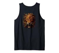 Backprint Maestoso Leone Fantasy in Magnifico splendore Canotta