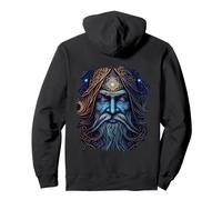 Backprint Mago Oscuro Il sovrano delle tenebre Felpa con Cappuccio
