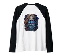 Backprint Mago Oscuro Il sovrano delle tenebre Maglia con Maniche Raglan