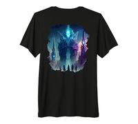 Backprint Mistico Pianeta Alieno Un Viaggio futuristico Maglietta Premium