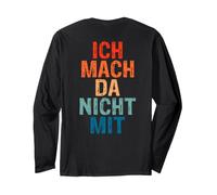 Backprint Non Mi occupo della libertà di Espressione e dei Maglia a Manica