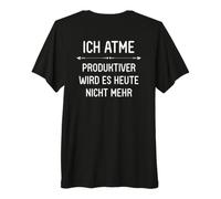 Backprint Non riesco a Respirare in Modo più produttivo Oggi Maglietta Premium