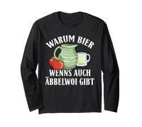 Backprint perché la Birra se c'è Anche Äbbelwoi Maglia a Manica