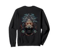 Backprint Potere Reale del Leone Felpa