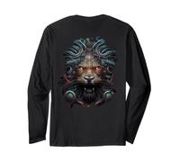 Backprint Potere Reale del Leone Maglia a Manica
