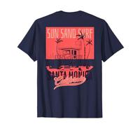 Backprint: Santa Monica Pier, Red Maglietta
