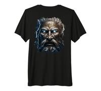 Backprint Zeus Il re degli dei greci Maglietta Premium
