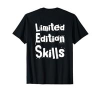 Backprinted Testo Funny People Funny Limited Edition Skills Maglietta