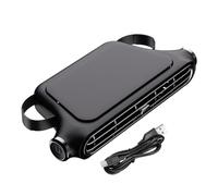 Backseat Car Fan - Electric Cooling Fan | ABS Automobile Seat Interior Accessory | Head Rotatable Auto Cooling | Speed Air Circulation | Usb Rechargeable Small Cooler For Truck Vehicle Boat