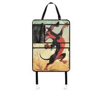 Backseat Car Organizer Protector Back Of The Car Seat With Tablet Hold for Kids Kick Mat Dietro Seat Car Cartoon Feroce Bassotto Cani