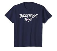 Backstreet Boys BSB Logo with Heart Maglietta, Bambini, Navy, 6 Anni