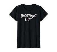 Backstreet Boys BSB Logo with Heart Maglietta, Donna, Nero, S