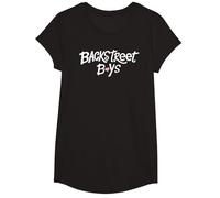 Backstreet Boys BSB Logo with Heart Maglietta, Ragazze, Nero, S