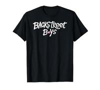 Backstreet Boys BSB Logo with Heart Maglietta, Uomo, Nero, S