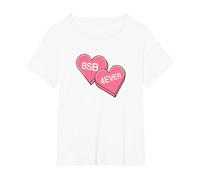 Backstreet Boys - Candy Hearts White Maglietta, Donna Plus-Size, Bianco, 1X