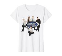 Backstreet Boys - Group Logo Maglietta, Donna, Bianco, L