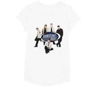 Backstreet Boys - Group Logo Maglietta, Ragazze, Bianco, S