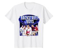 Backstreet Boys - Larger Than Life On White Maglietta, Bambini, Bianco, 3 Anni