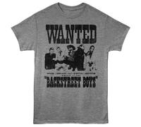 Backstreet Boys - Wanted - T-Shirt Da Uomo A Maniche Corte - Grigio Melange