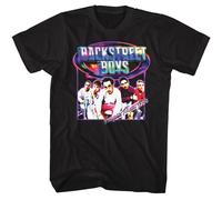 Backstreet Boys - Y2K Rainbow Shine - Maglietta Nera A Maniche Corte Per Adulti